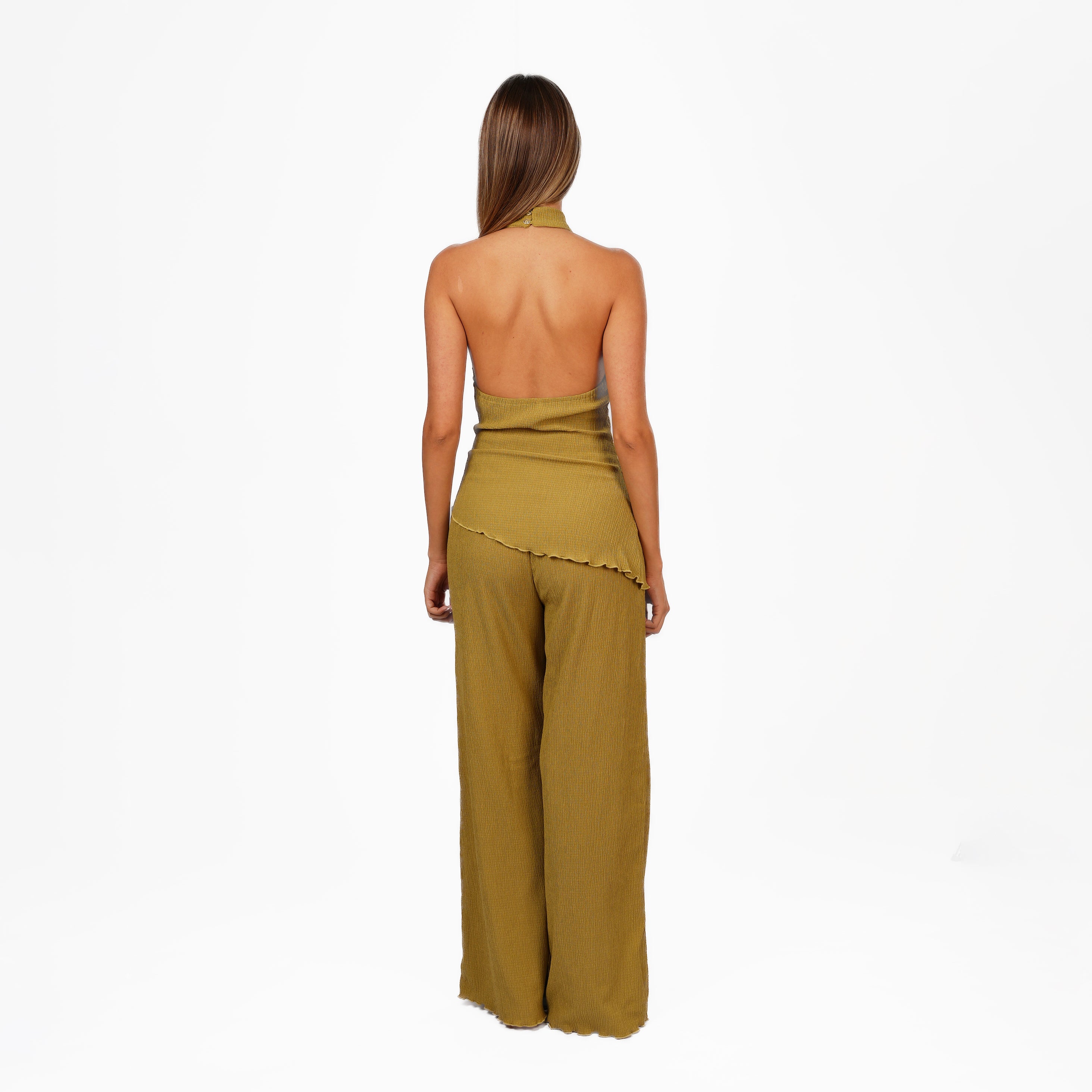 Asymmetric Halter Set