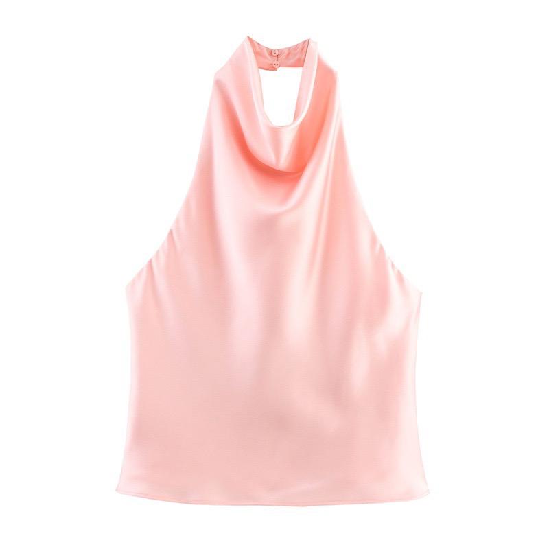 Satin Halter Top