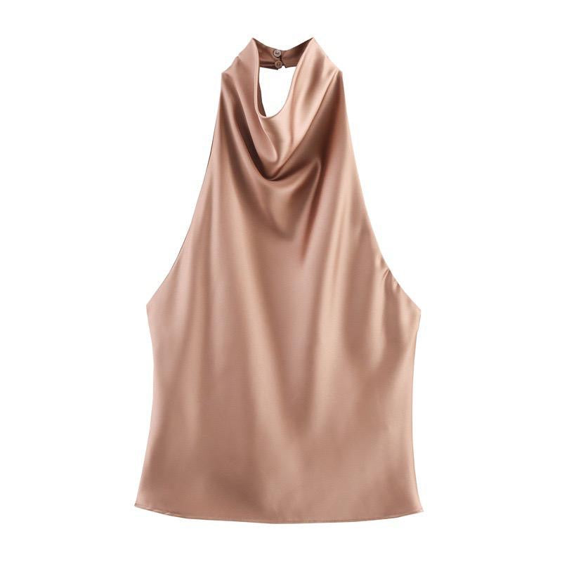 Satin Halter Top