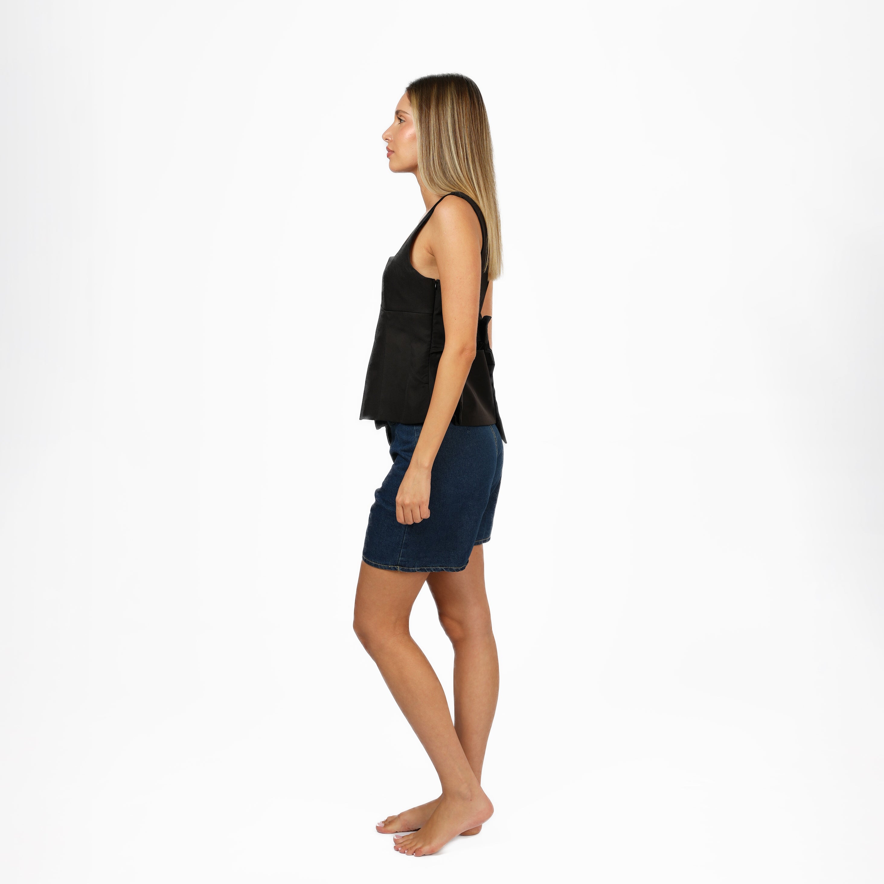 Backless Bow Top