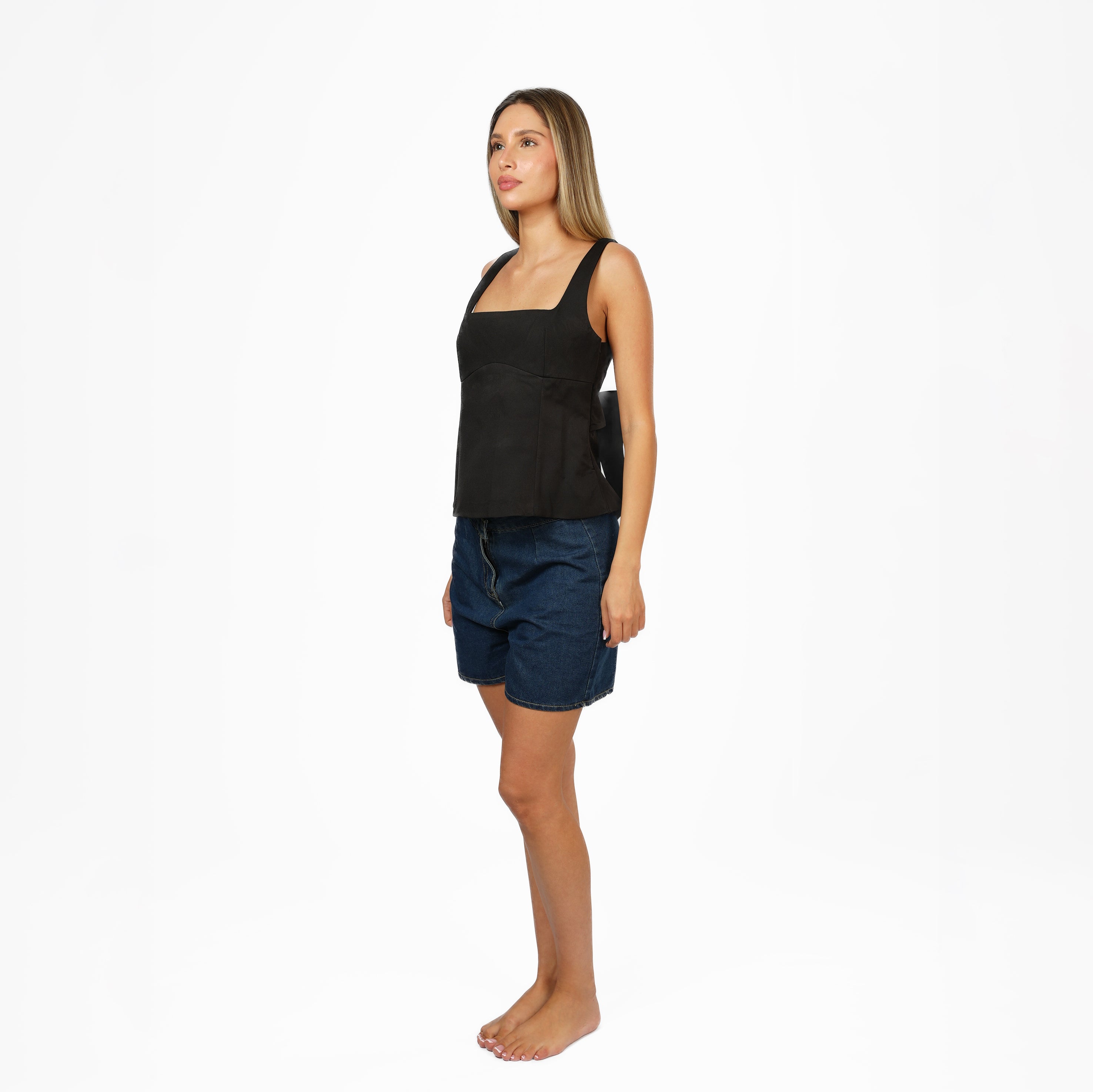 Backless Bow Top