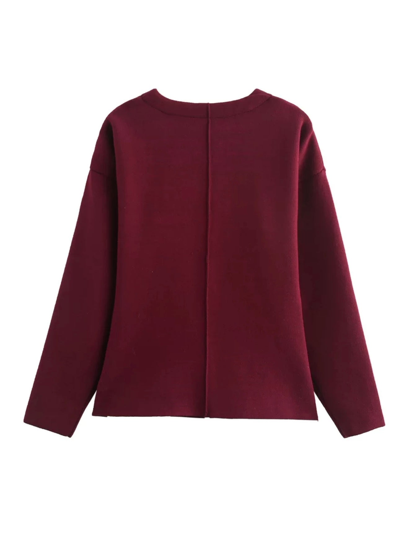 Burgundy Knit Co-Ord Set