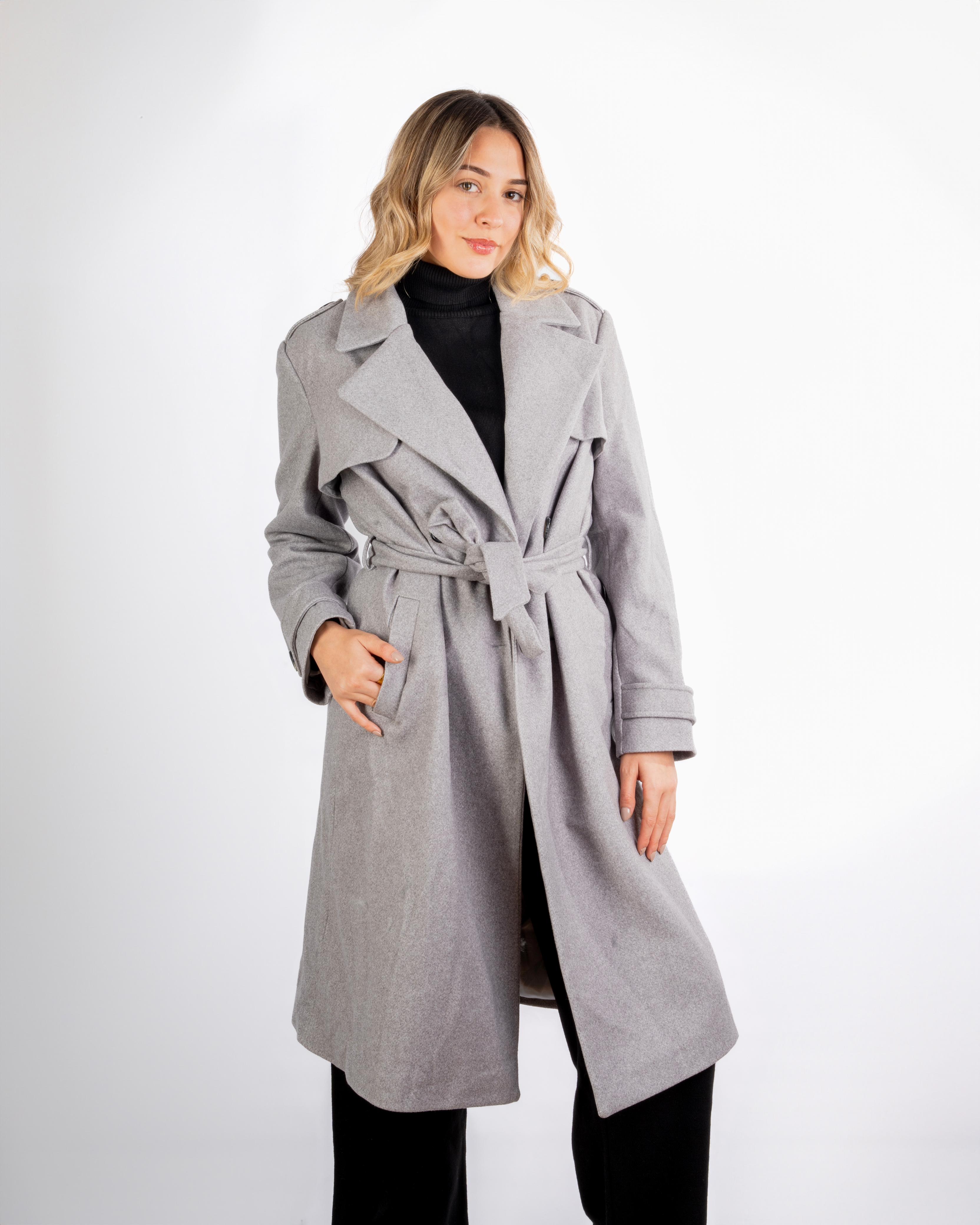 The Classic Grey Long Coat