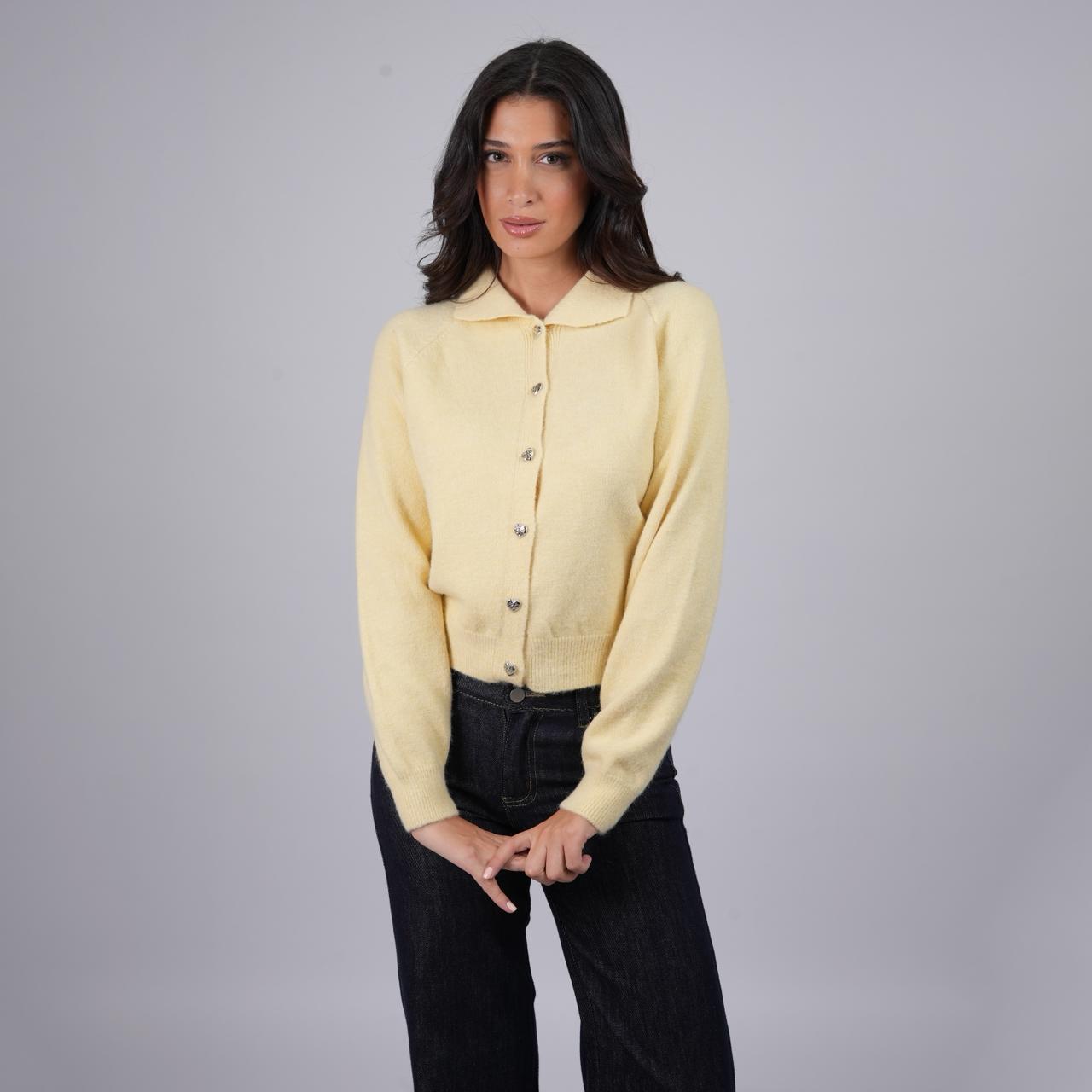 Butter Yellow Cardigan