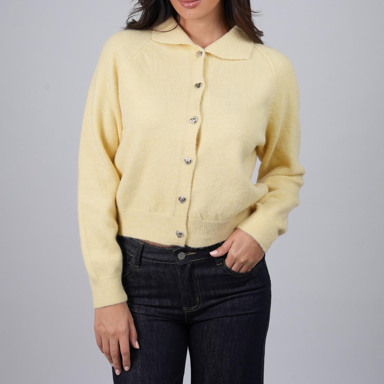 Butter Yellow Cardigan