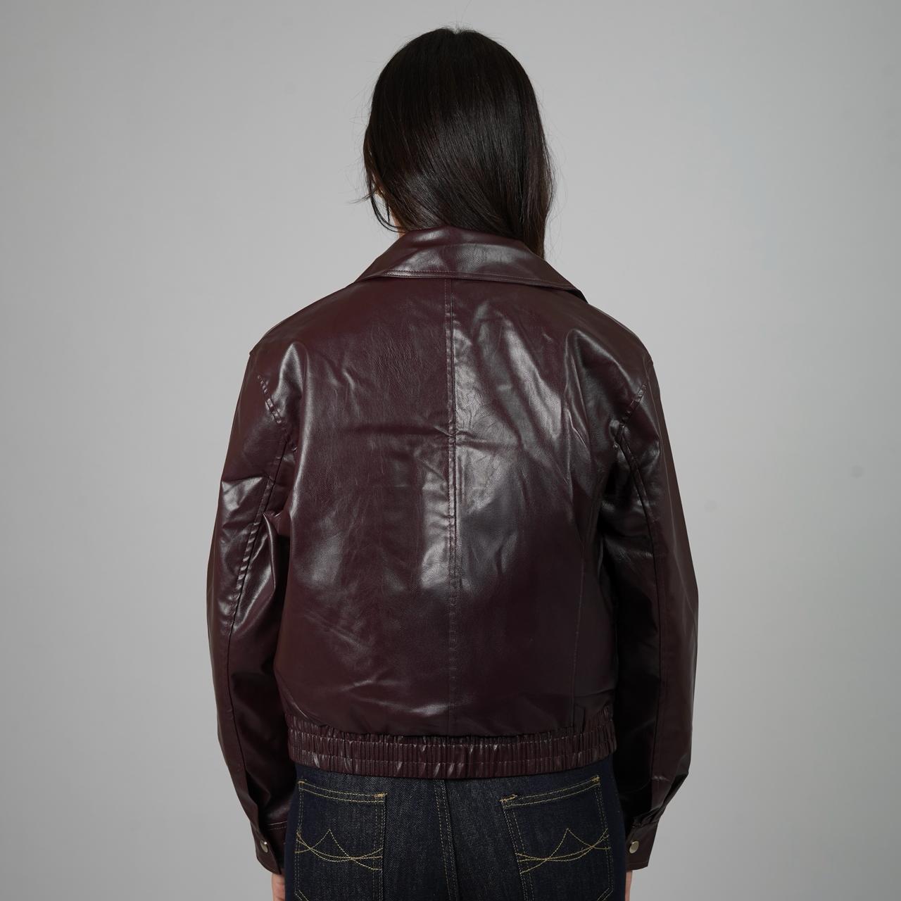 Cropped Burgundy Jacket